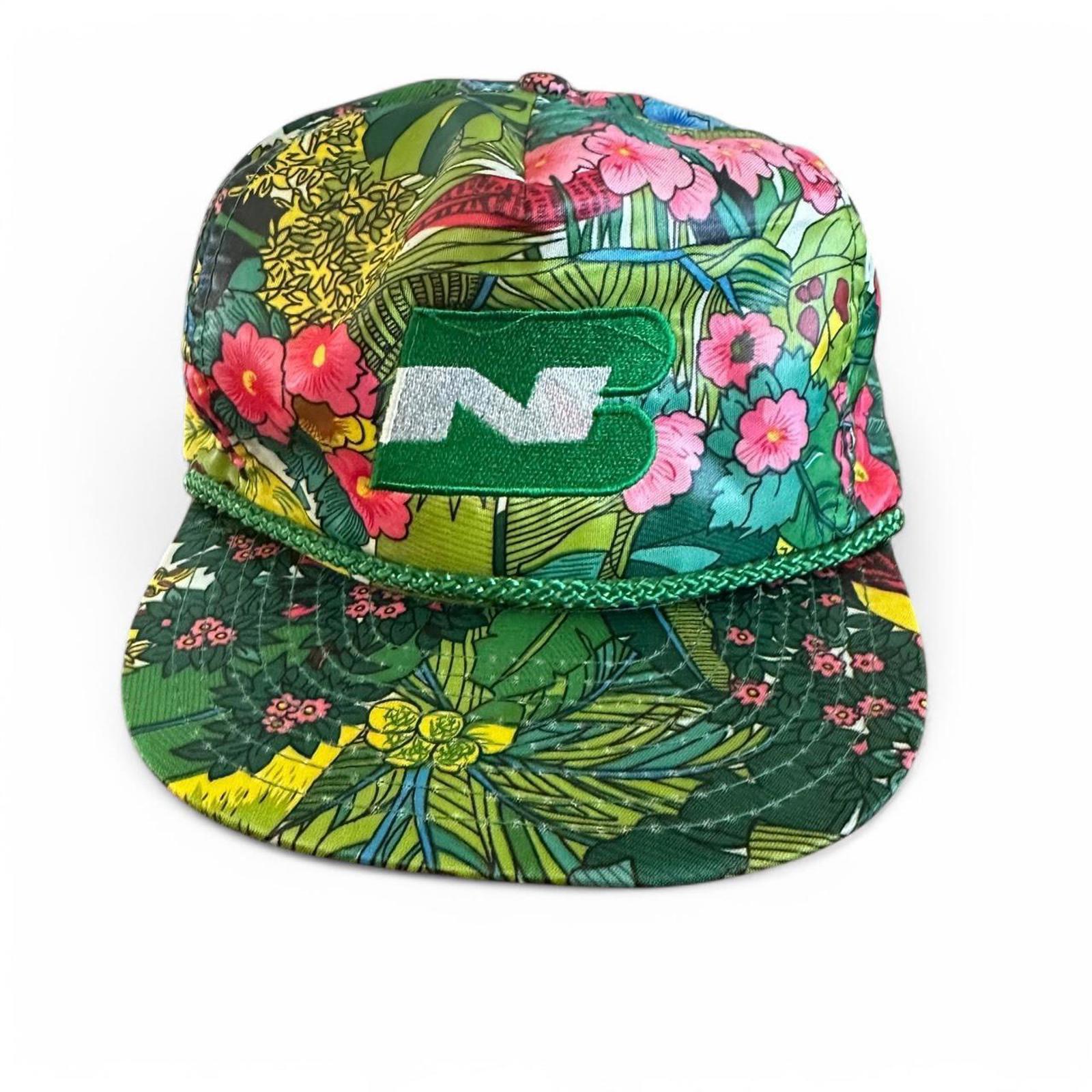 Vintage 90s Nissin Tropical Snapback Hat